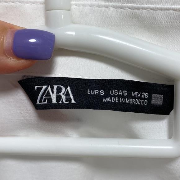 White oversized button down - Zara - Picture 3 of 3